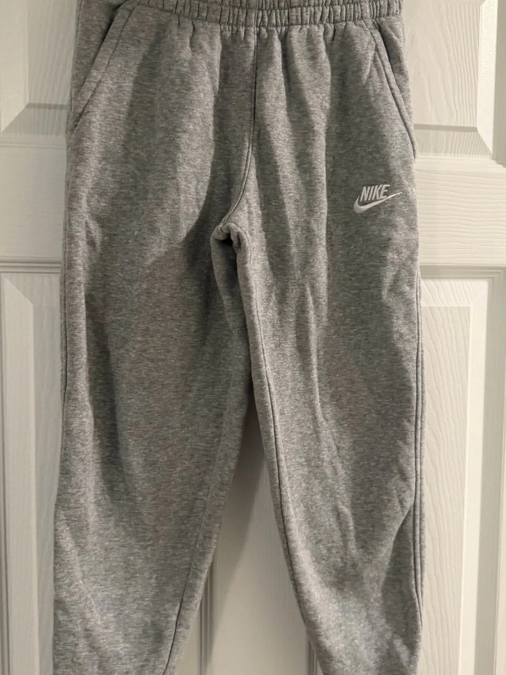 Nike Kids Grey Heather Fleece Joggers